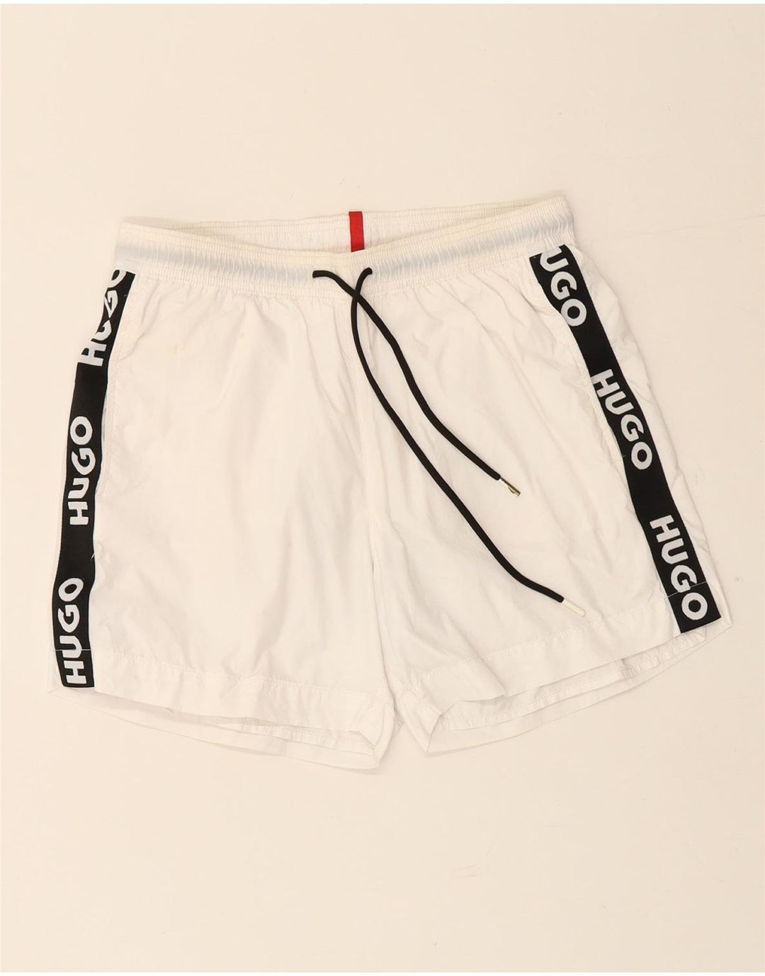 HUGO BOSS Short de bain Small Blanc Polyamide Homme
