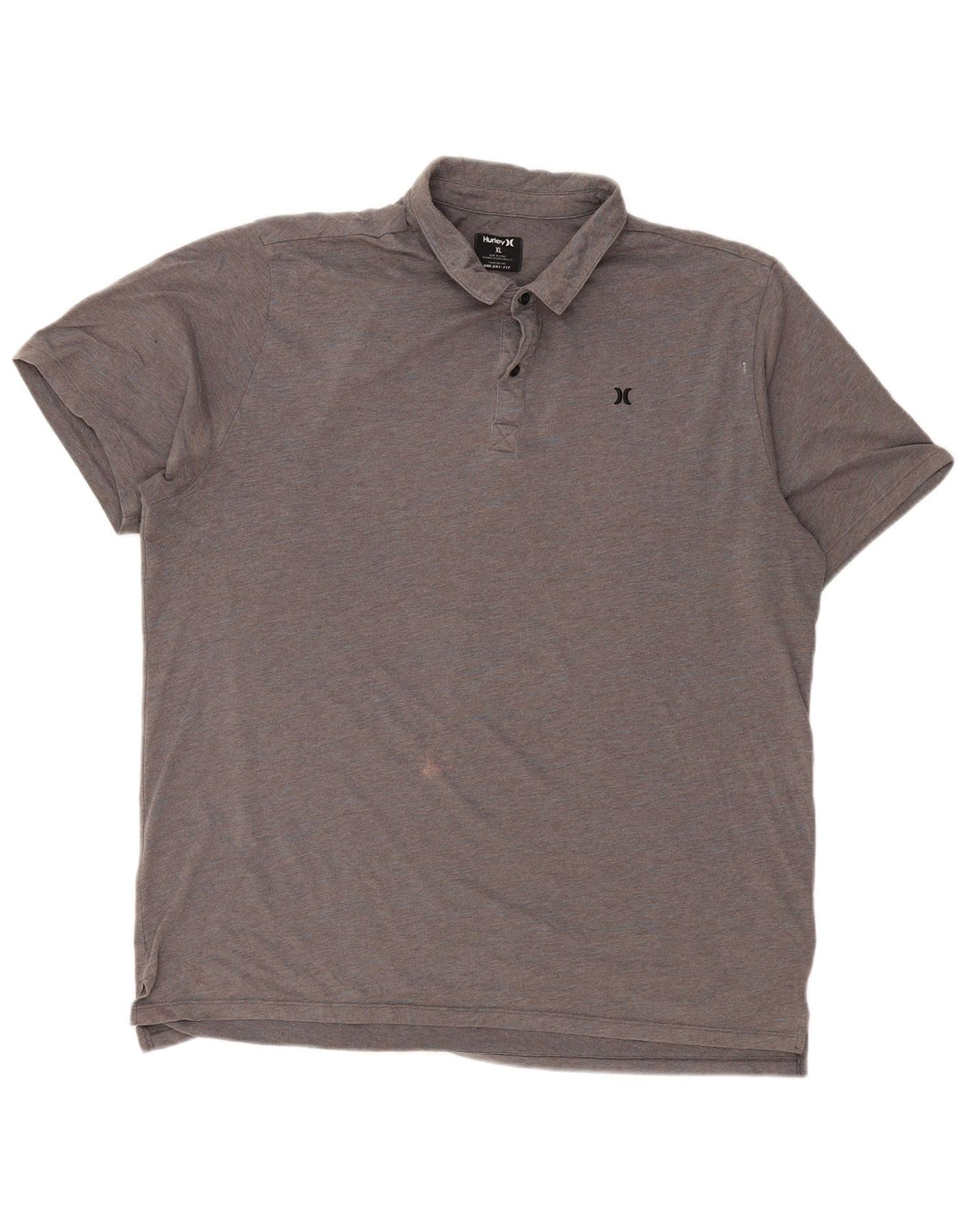 HURLEY Polo Dri Fit Homme XL Gris Coton