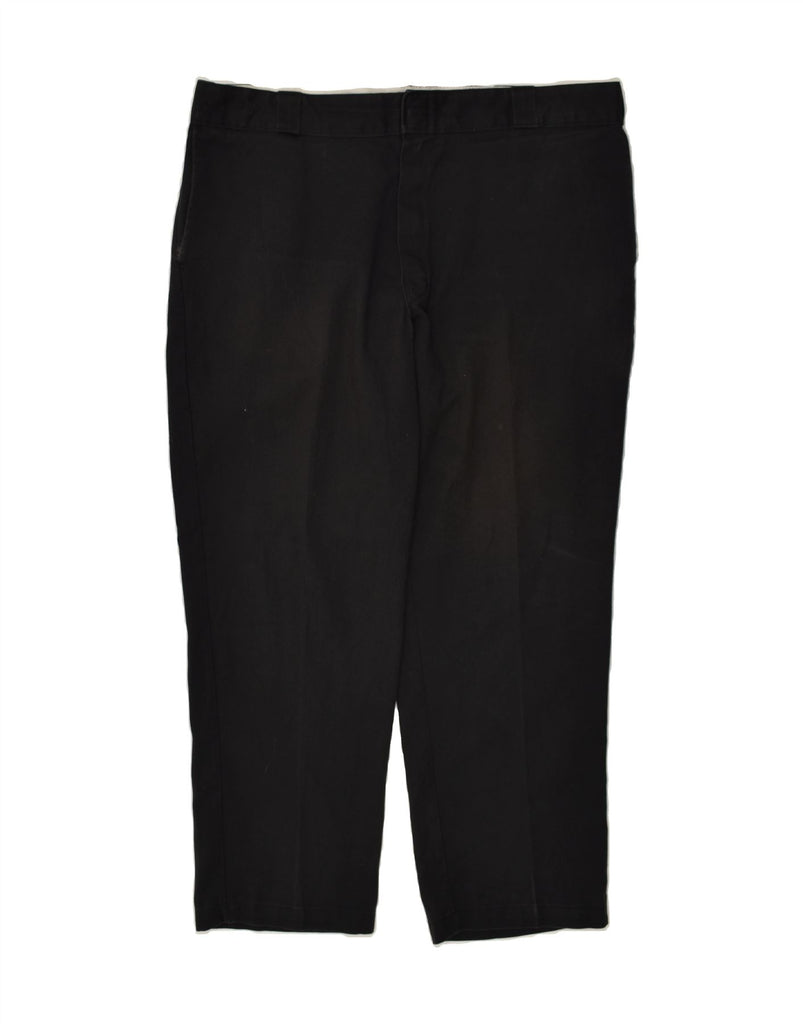 DICKIES Mens Tapered Chino Trousers W41 L29  Black Polyester | Vintage Dickies | Thrift | Second-Hand Dickies | Used Clothing | Messina Hembry 