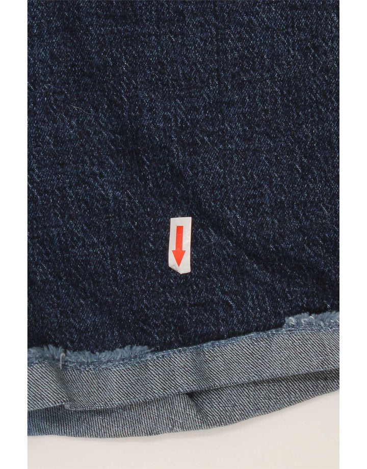 Levi's Short en Jean 501 Femme W30 Bleu Marine Moyen Coton