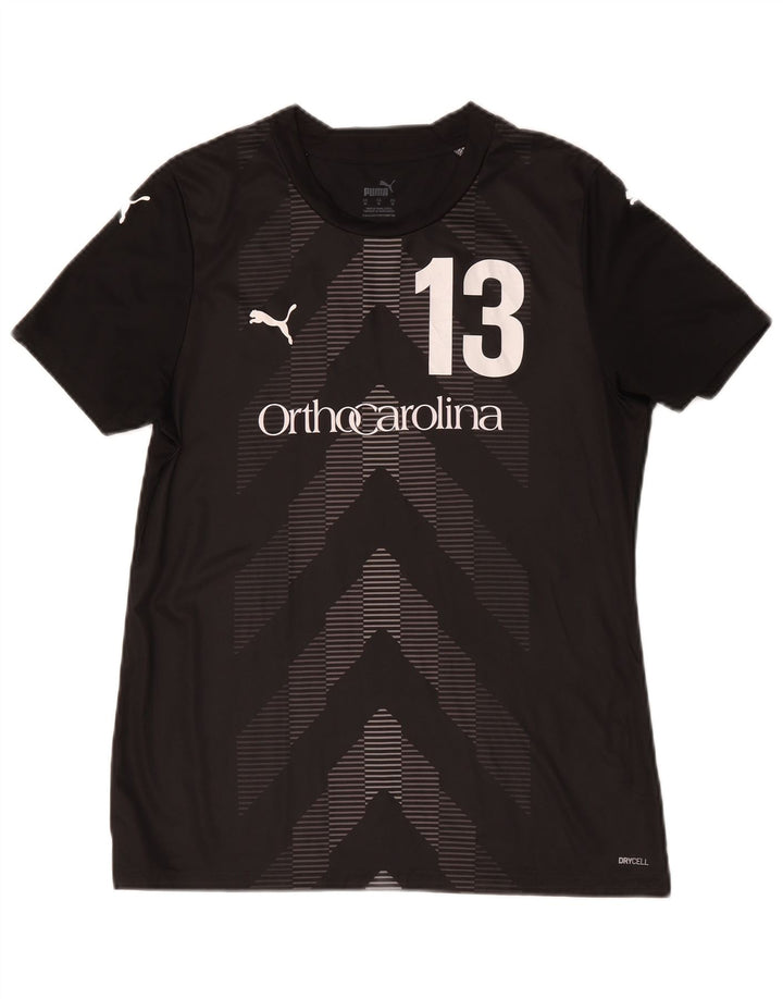 Puma T-Shirt Carolina Graphic Homme Noir Moyen Géométrique