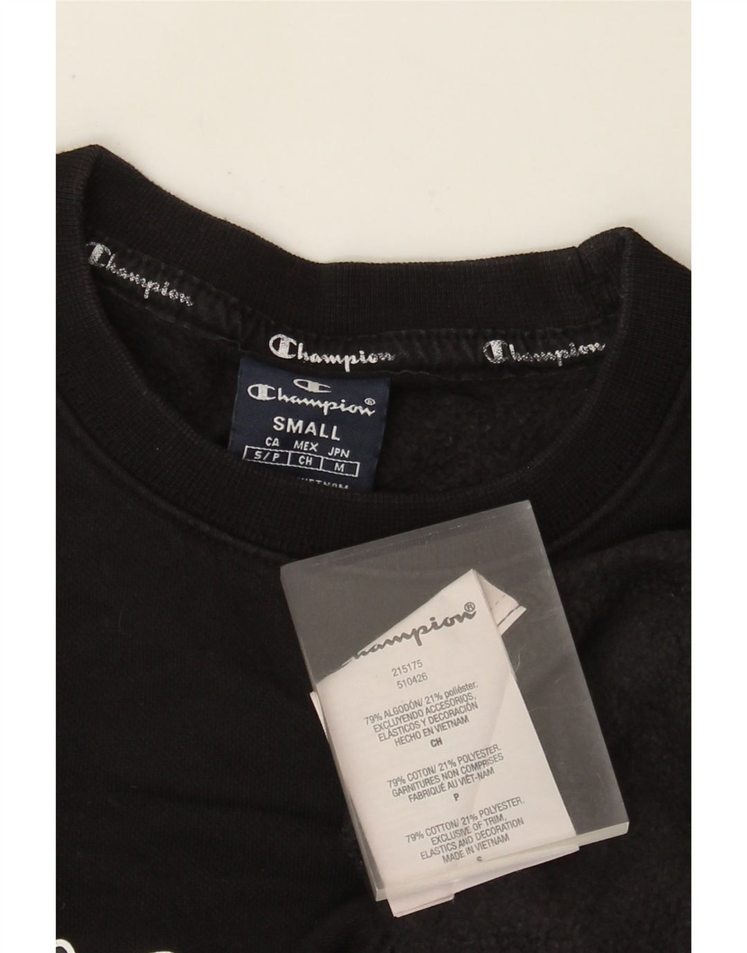 Champion Sweat-shirt graphique pour homme Petit coton noir