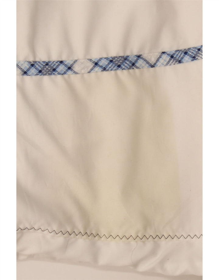 Sergio Tacchini Survêtement surdimensionné graphique pour femme US 10 Large Blanc