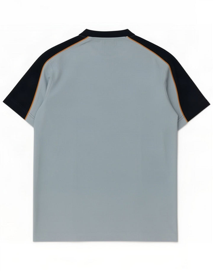 Kappa T-Shirt Homme Haut Petit Bleu Colorblock Polyester