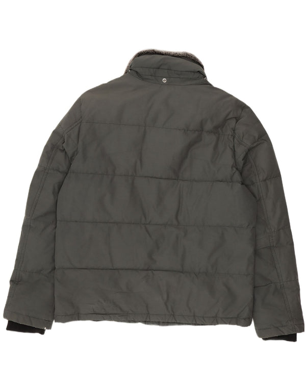Tommy Hilfiger Mens Padded Jacket UK 42 XL Green Polyamide