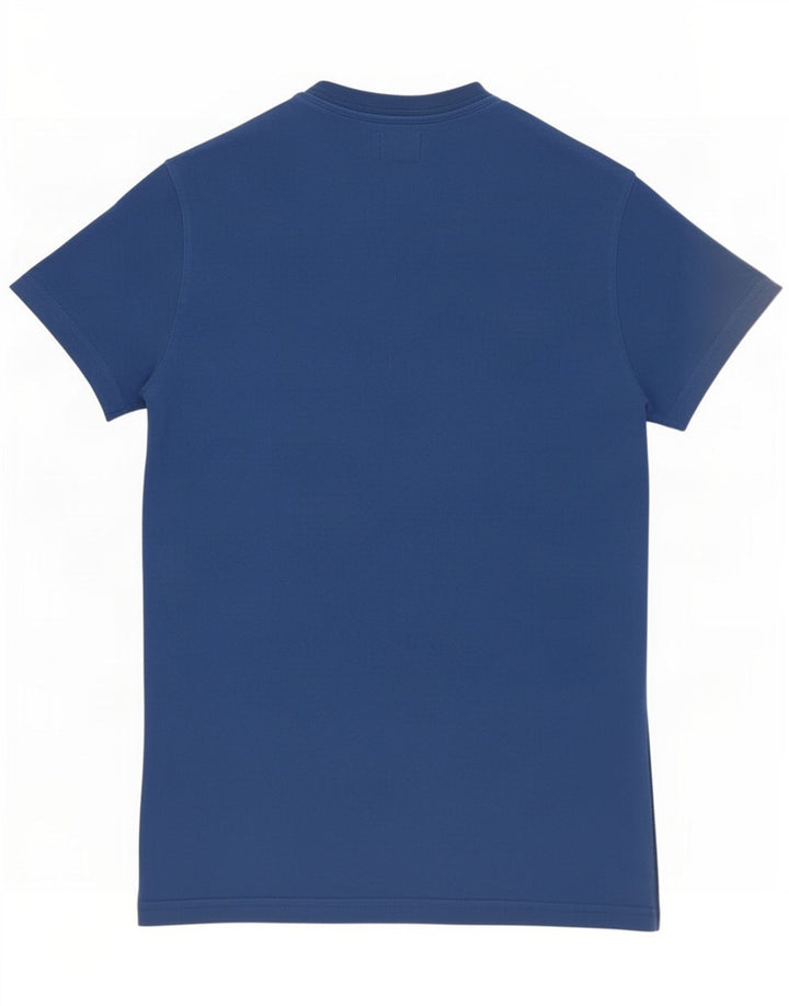 Replay T-Shirt Graphique Homme Petit Bleu Coton
