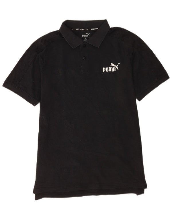 Puma Polo Homme Petit Noir Coton