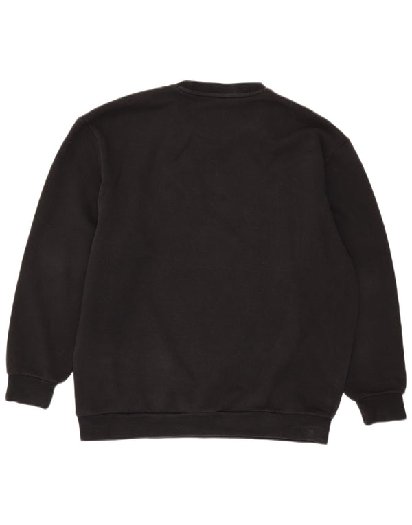 Adidas Sweat-shirt surdimensionné graphique pour homme 2XS en coton noir