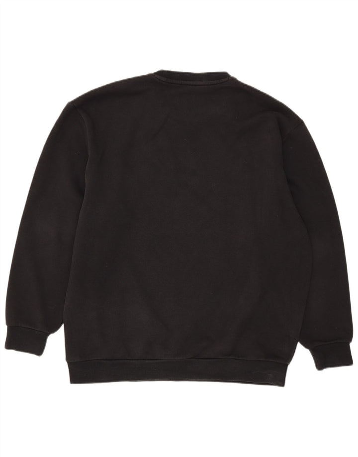 Adidas Sweat-shirt surdimensionné graphique pour homme 2XS en coton noir
