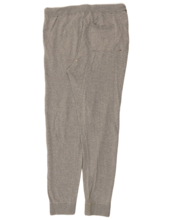 Massimo Dutti Pantalon de Survêtement Homme Joggers Large Gris Coton
