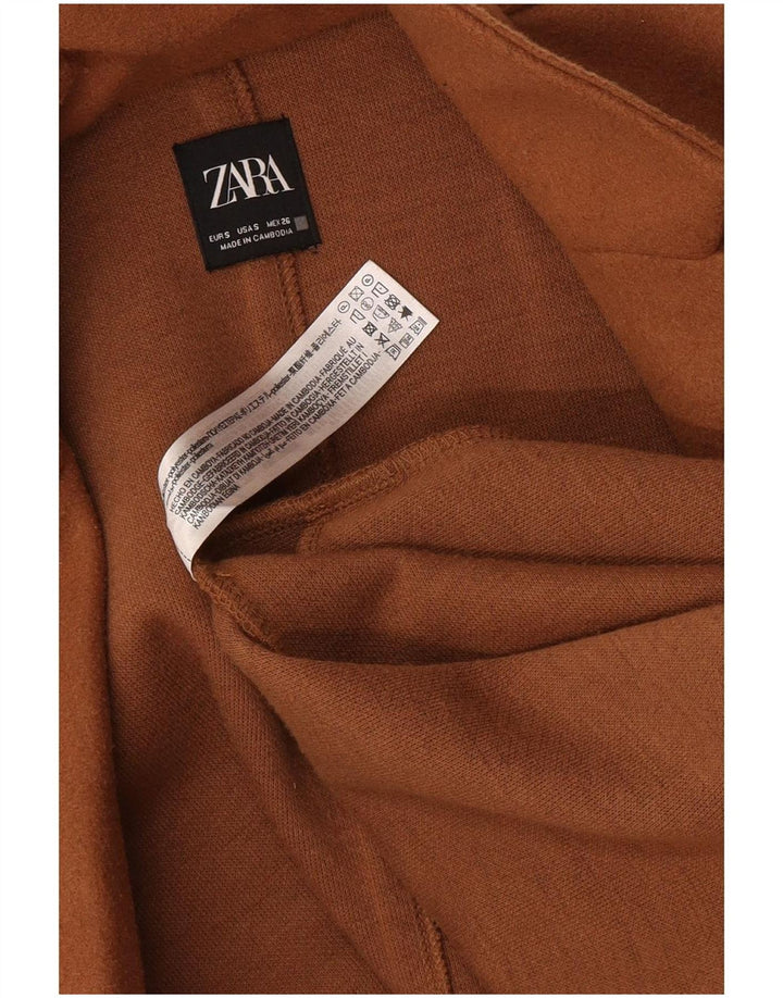 Zara Femme Pardessus UK 10 Petit Beige Polyester