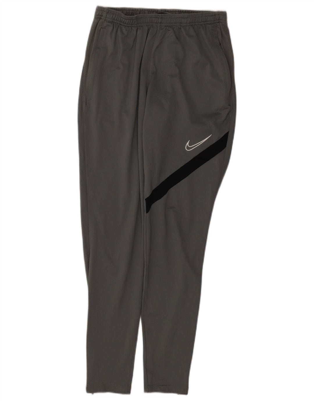 Nike Pantalon de survêtement Dri Fit pour homme Taille S Gris Colorblock Polyester