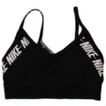 Soutien-gorge de sport rembourré Nike pour femme, petit, noir, polyester