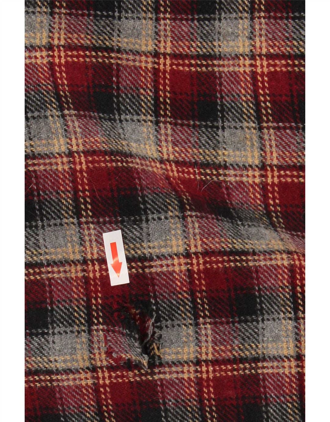 Crown Chemise Flanelle Homme Carreaux Rouge Moyen