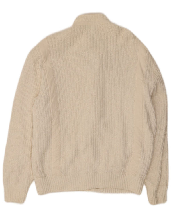 Navigare Pull Cardigan Homme IT 50/52 Blanc Moyen