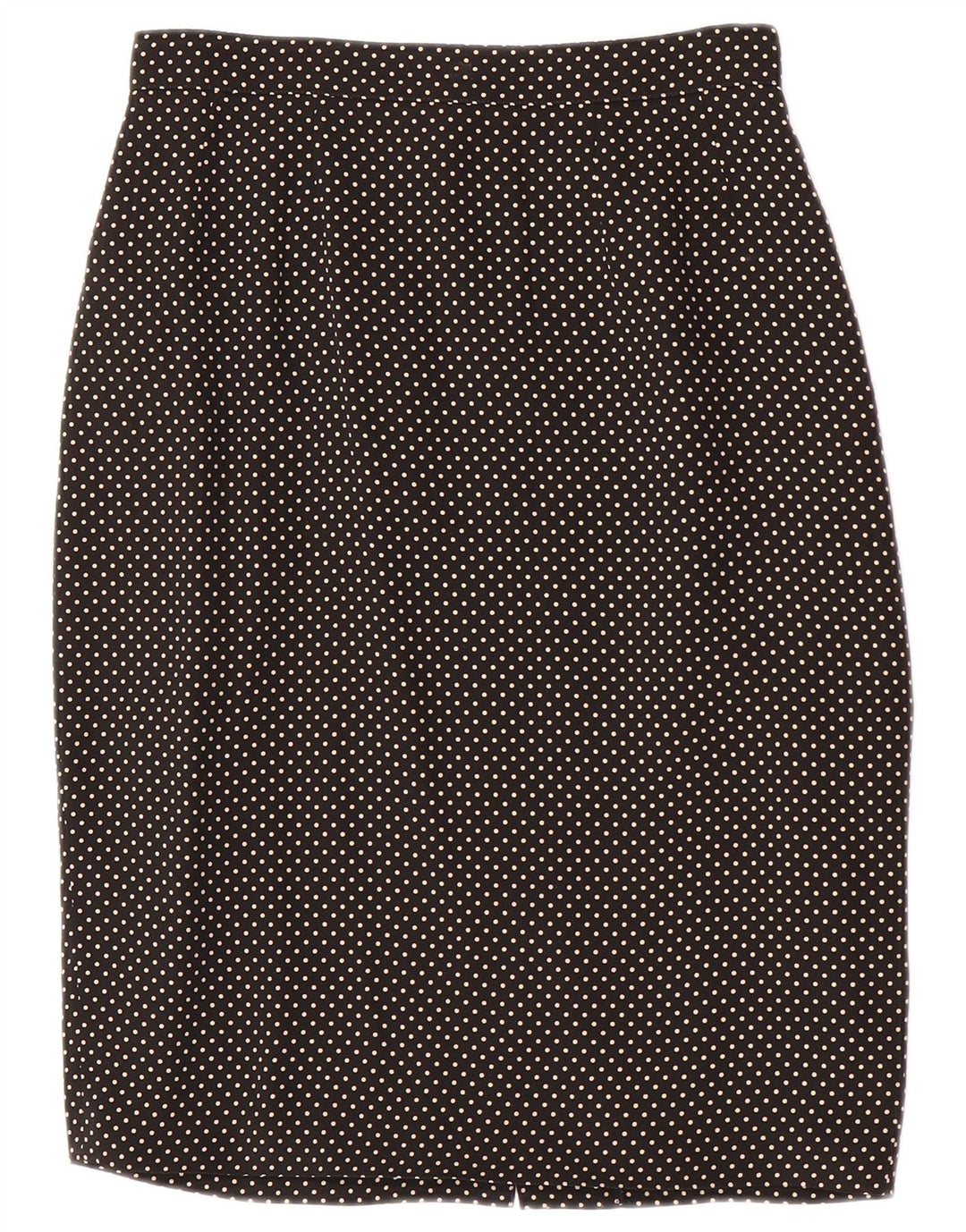 jupe crayon femme vintage IT 44 Medium W28 Acétate tacheté noir