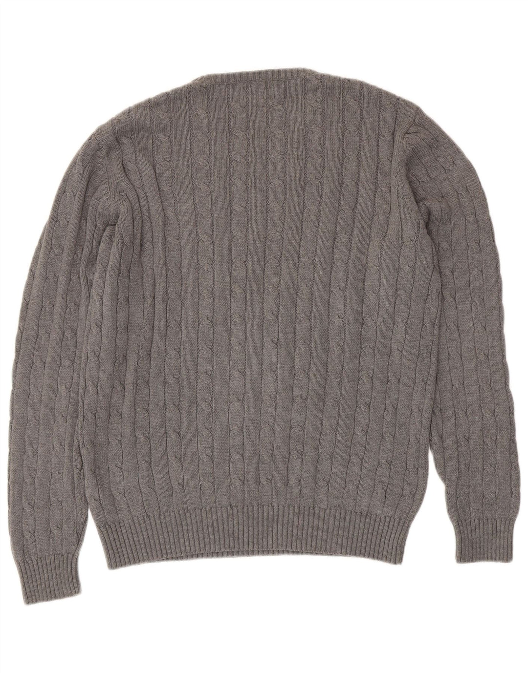 Marks & Spencer Pull à col rond bleu Harbour pour homme, grand gris