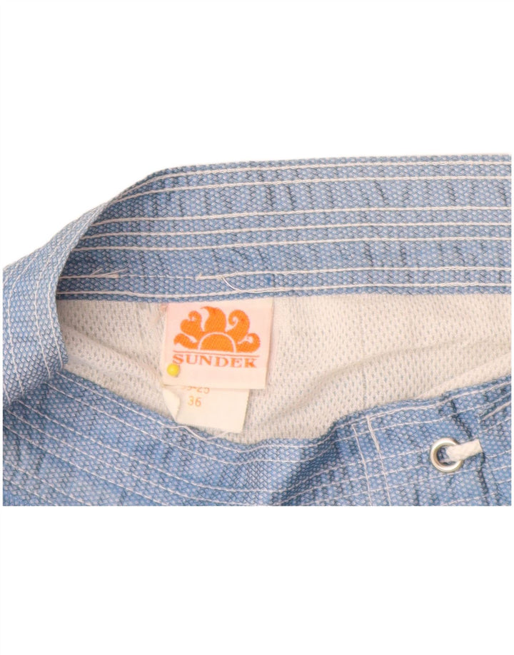 Sundek Short de bain homme grand nylon bleu