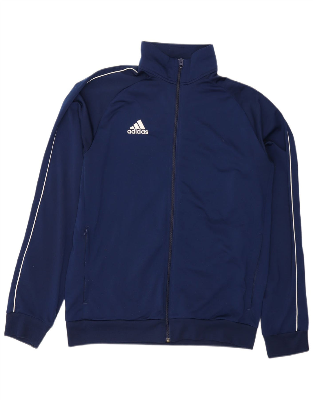 Adidas Veste de survêtement pour homme Taille L Bleu marine Polyester