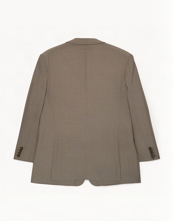 Marks & Spencer Veste blazer à 2 boutons pour homme UK 48 2XL Laine marron