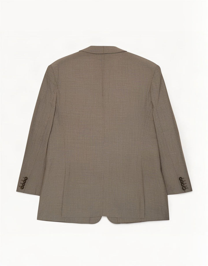 Marks & Spencer Veste blazer à 2 boutons pour homme UK 48 2XL Laine marron
