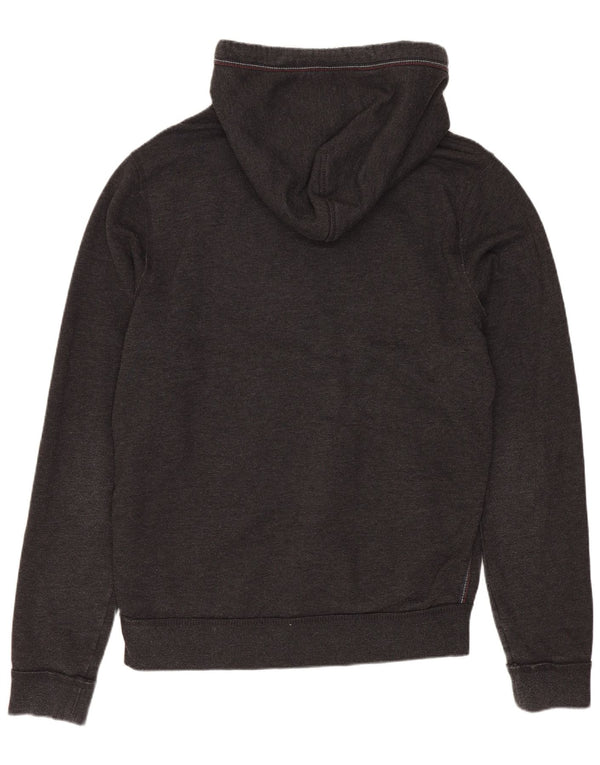 Tommy Hilfiger Mens Graphic Hoodie Jumper Medium Grey Cotton