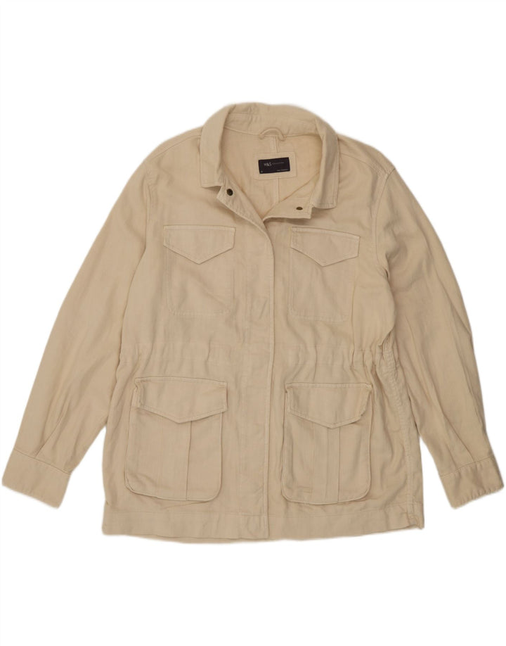 Marks & Spencer Veste utilitaire pour femme UK 14 Grand coton beige
