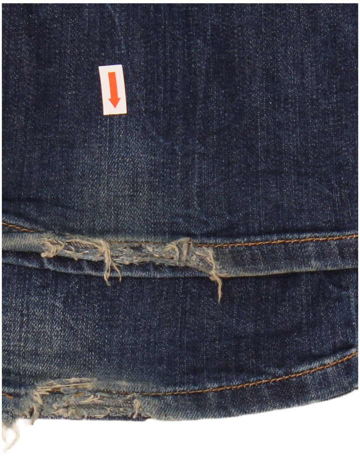 Fat Face Jeans bootcut pour femme US 12 Large W32 L32 Bleu Coton