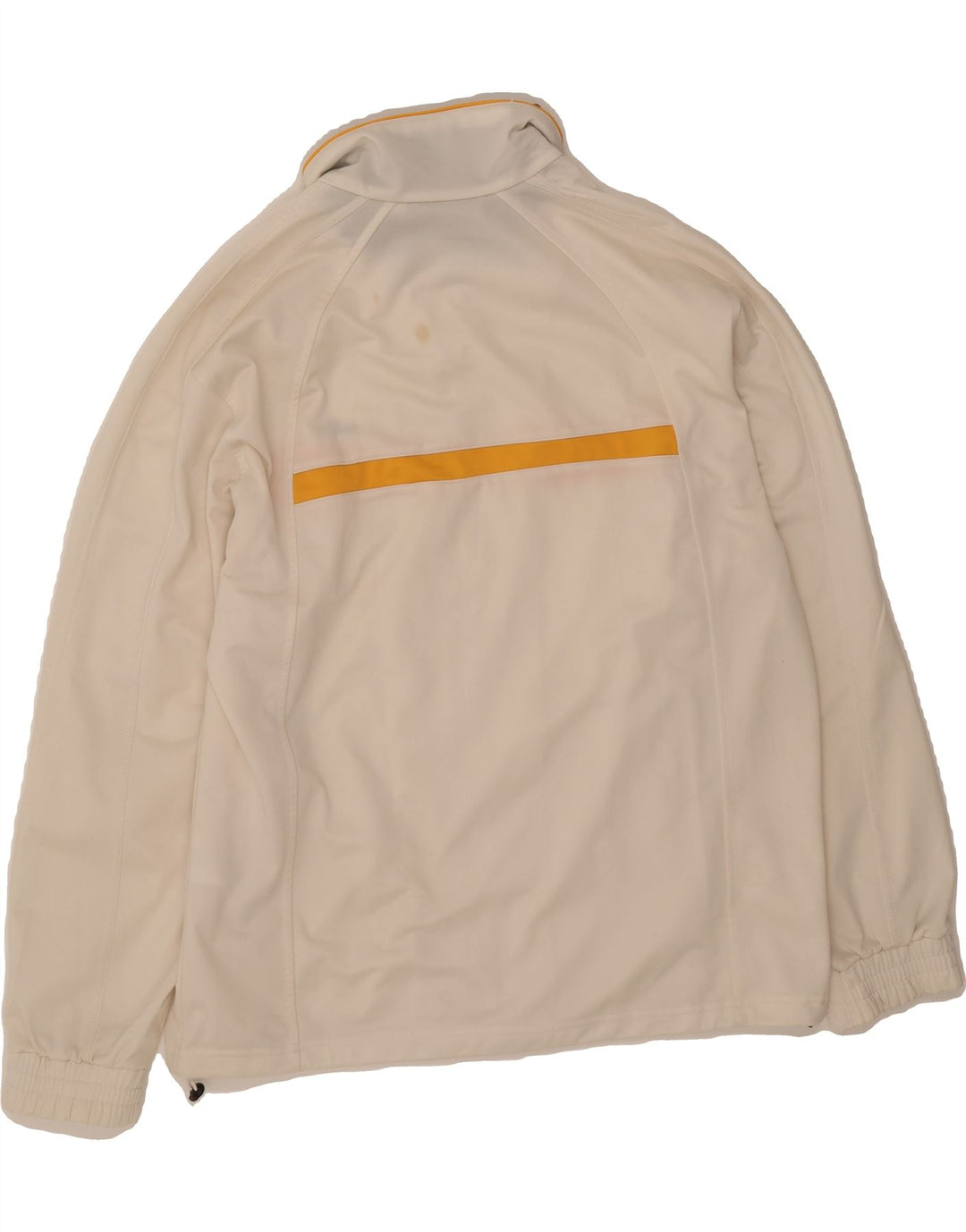 LOTTO Mens Tracksuit Top Jacket XL Off White Polyester Vintage Lotto and Second-Hand Lotto from Messina Hembry 