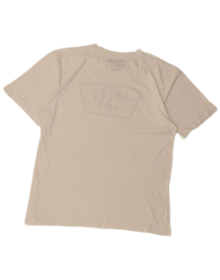 Vans T-shirt graphique pour hommes, grand coton blanc