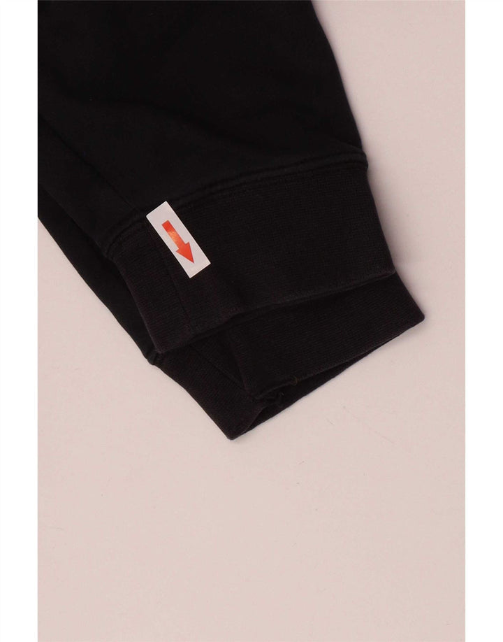 Nike Pull à capuche coupe classique pour homme en coton noir Taille S