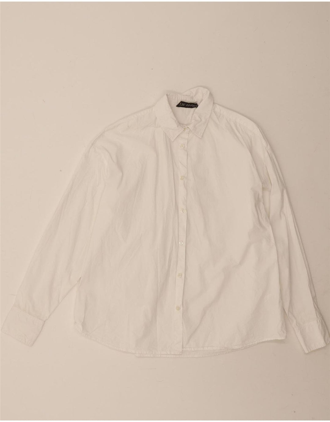 Trussardi Chemise Oversize IT 38 XS Blanc Coton |