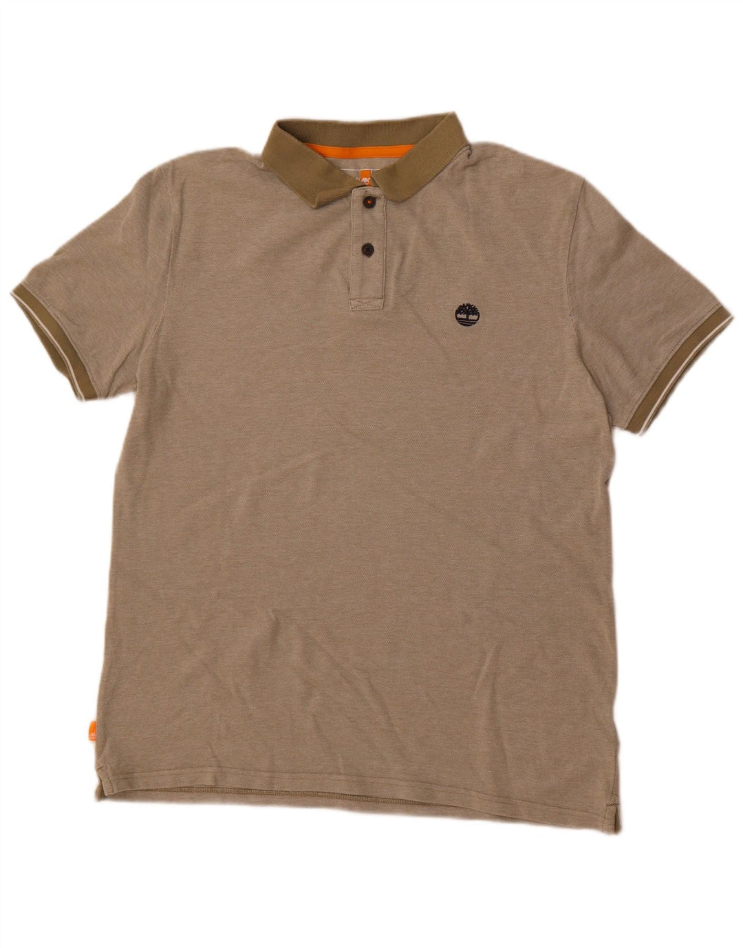 Timberland Polo Regular Fit Homme Kaki Moyen Coton