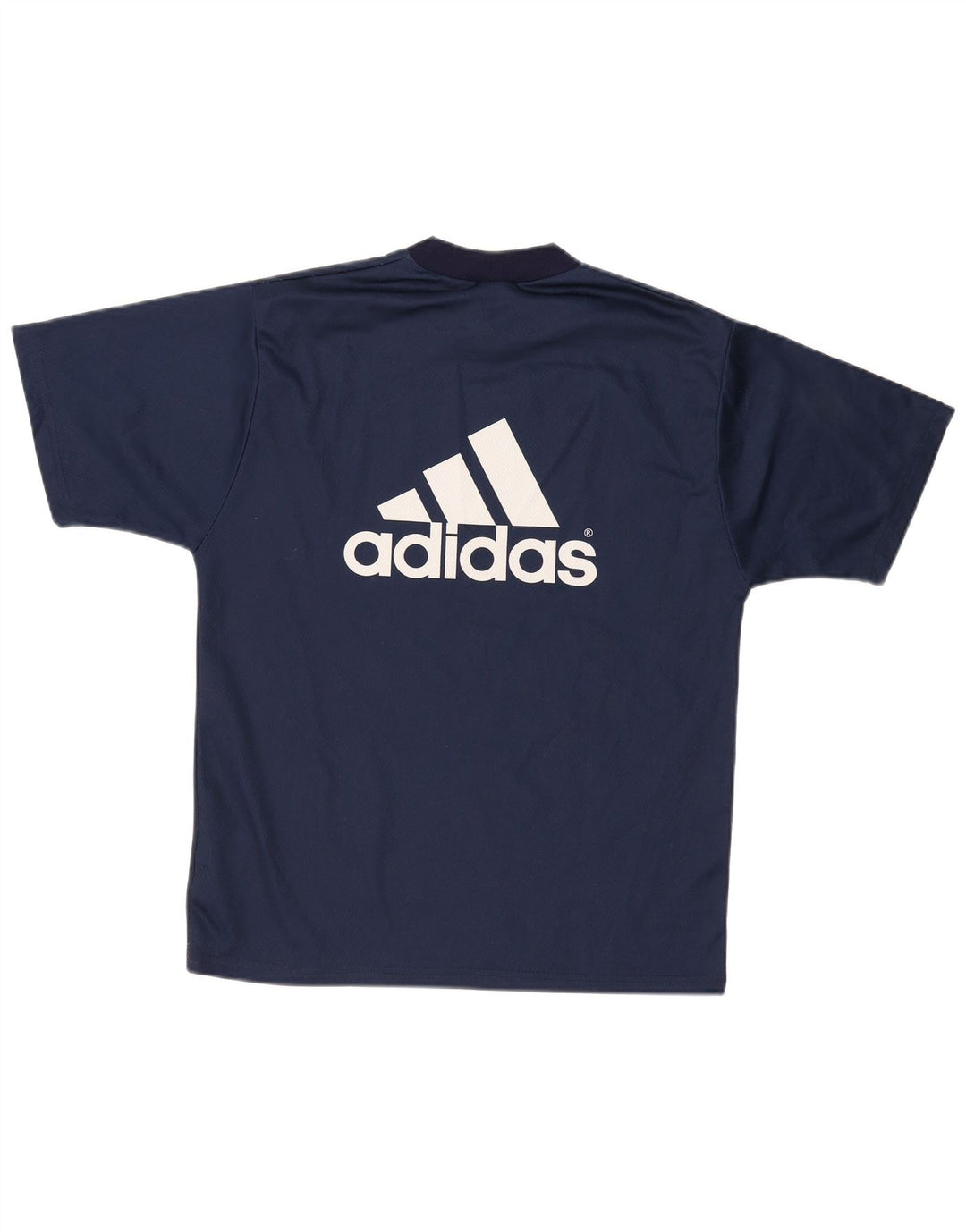 T-shirt graphique pour hommes Adidas, taille S, bleu marine, polyester