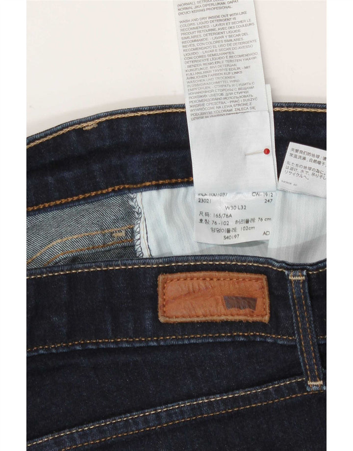 Levi's Jean Droit Slight Curve Modern Rise Femme W30 L32 Bleu Marine