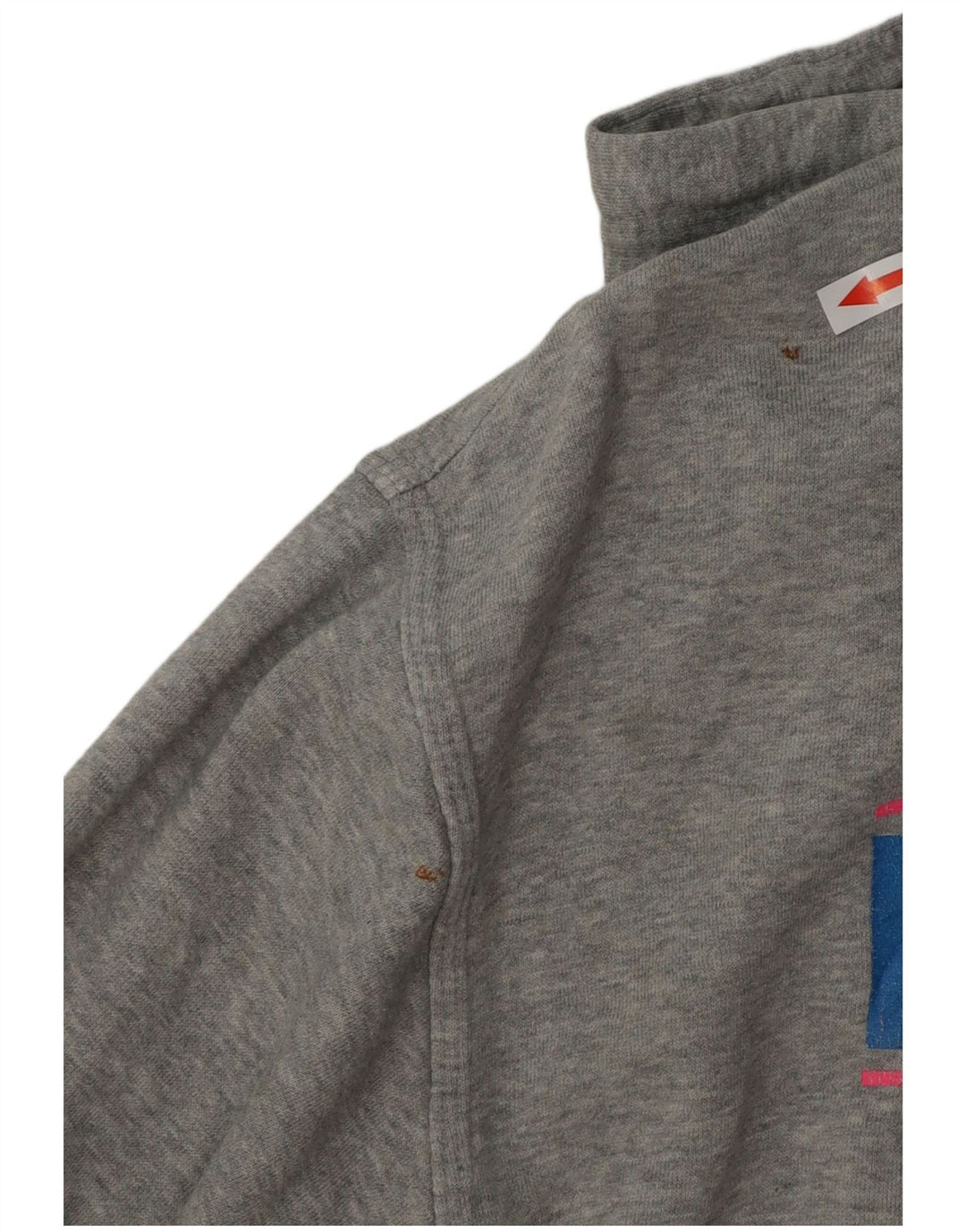 NIKE Pull à capuche graphique pour homme en coton gris moyen