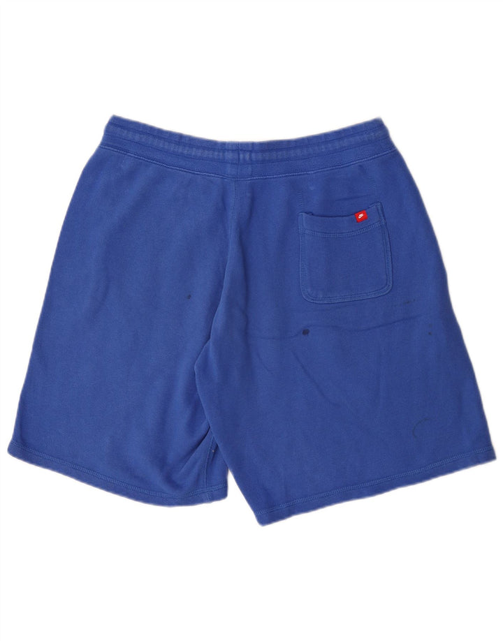 Nike Short de sport pour homme en coton bleu Taille L