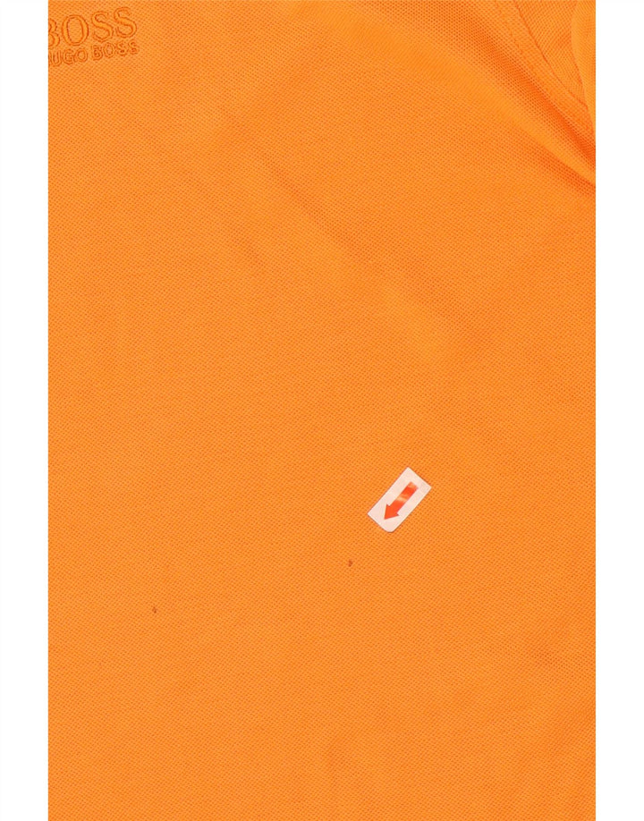 Hugo Boss Polo Homme Grand Orange Coton