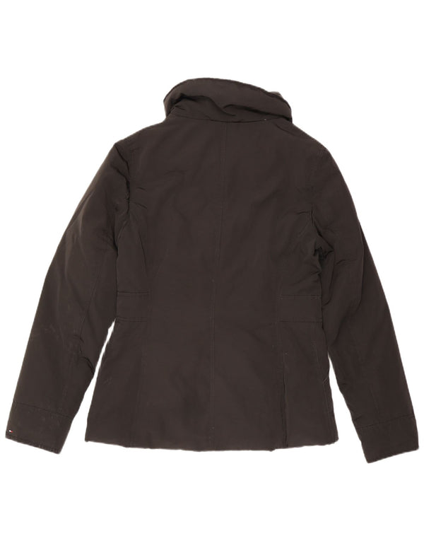 Tommy Hilfiger Veste matelassée pour femme UK 14 Medium Noir Polyester