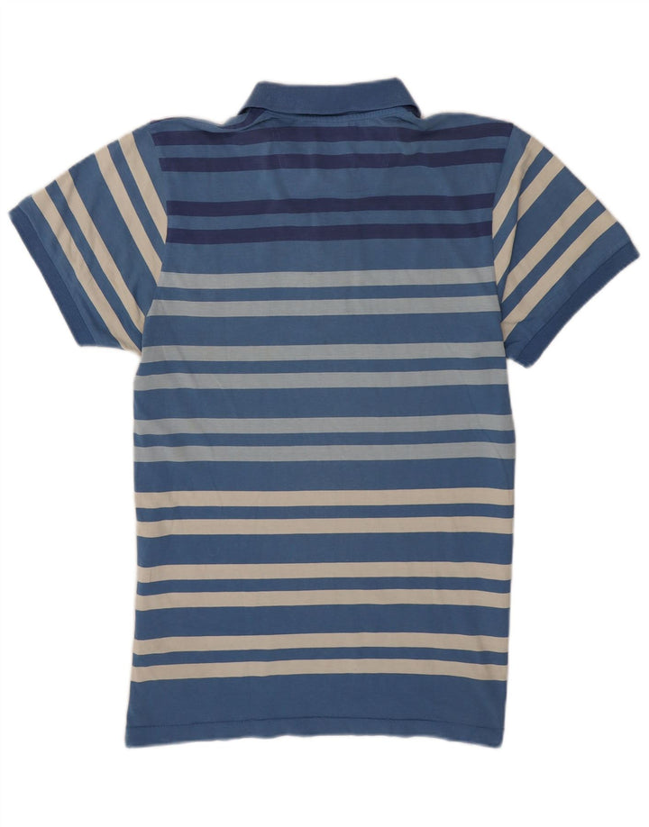Puma Polo Homme Bleu Moyen Rayé