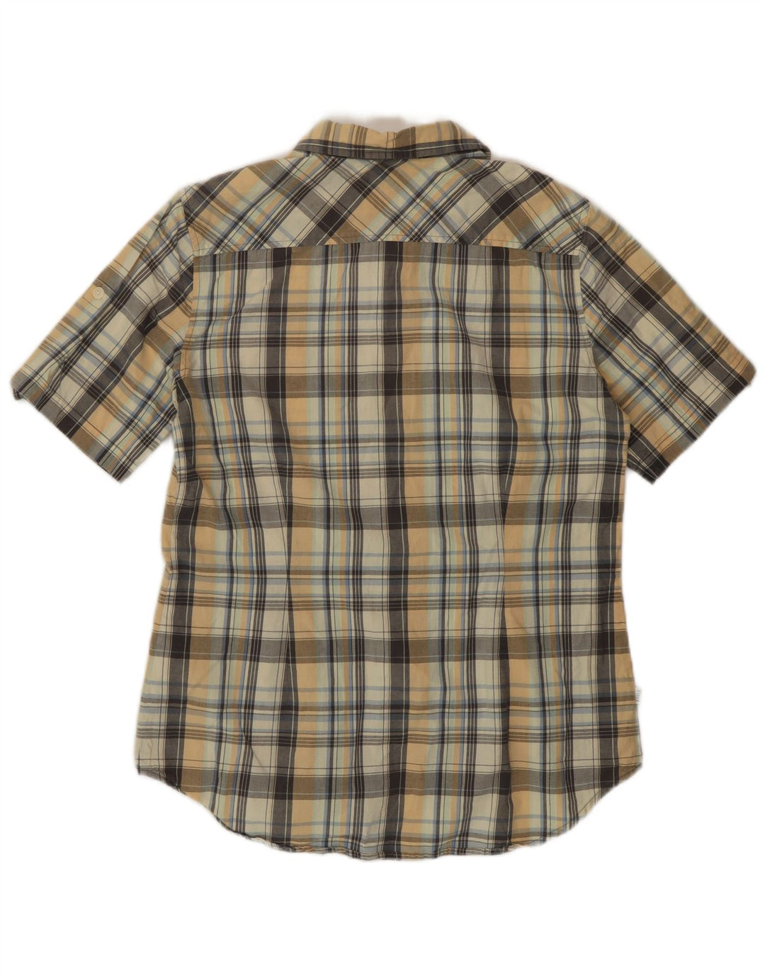 Aigle Chemise À Manches Courtes Femme EU 40 Medium Multicolore Plaid Coton