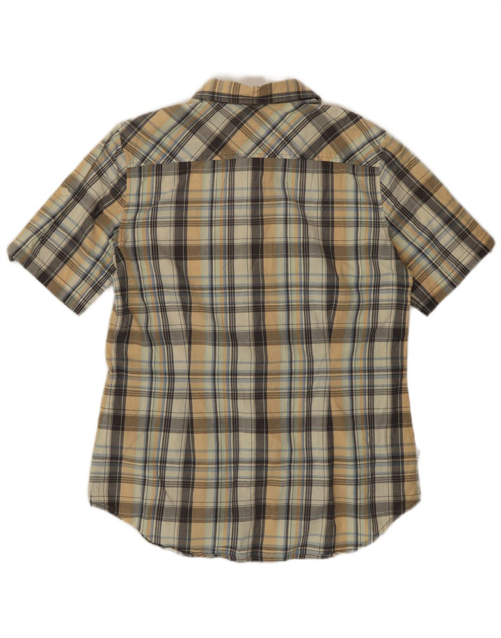 Aigle Chemise À Manches Courtes Femme EU 40 Medium Multicolore Plaid Coton