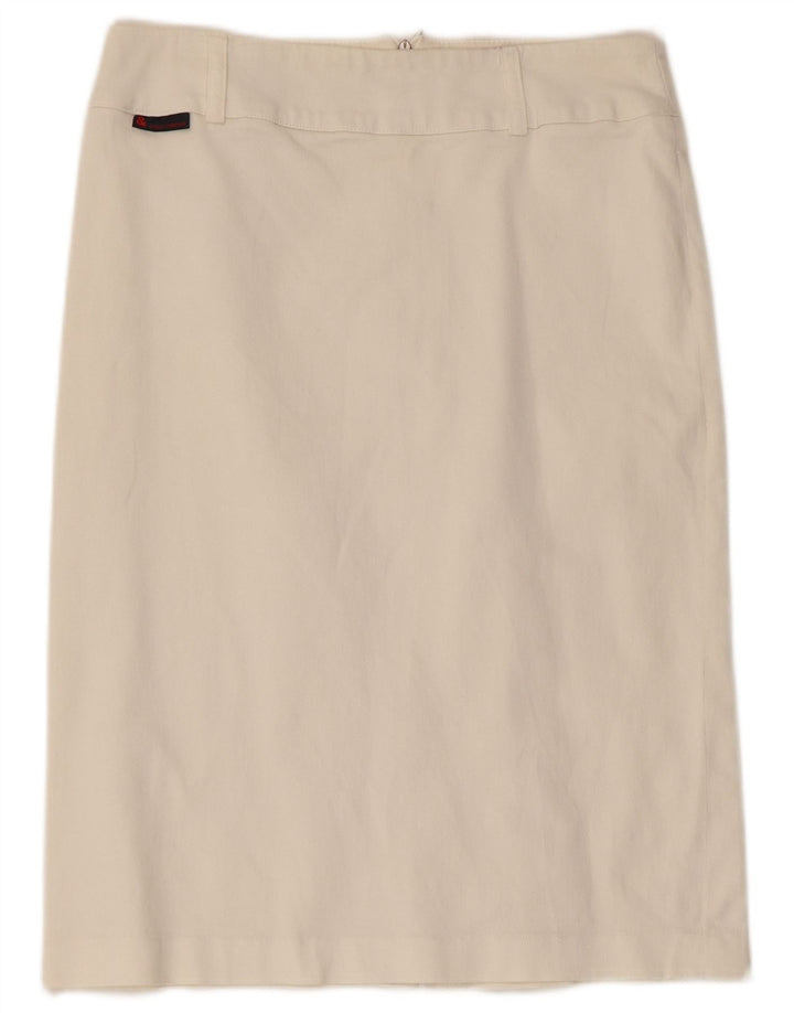Dolce & Gabbana Jupe droite pour femme IT 42 Medium W30 Coton blanc
