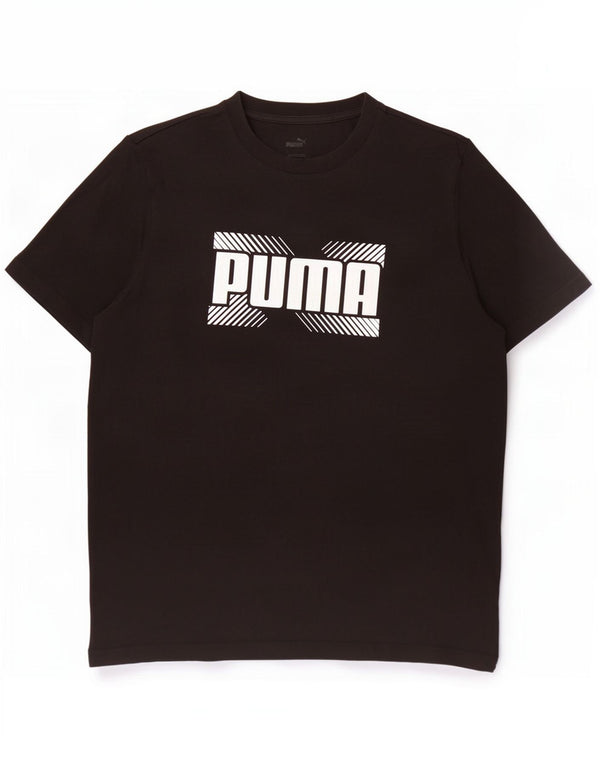 Puma T-shirt graphique pour hommes, grand, noir