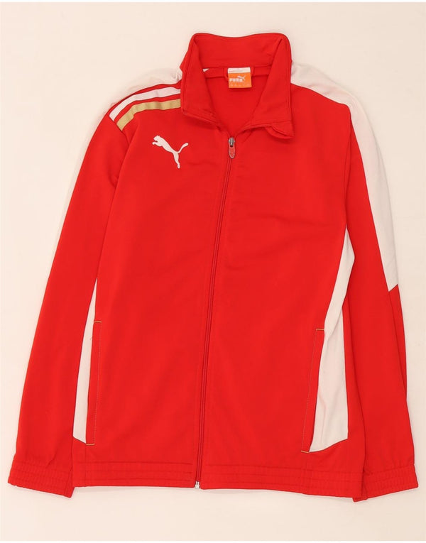 Puma Veste de Survêtement Graphique Garçon 13-14 ans Rouge Colorblock