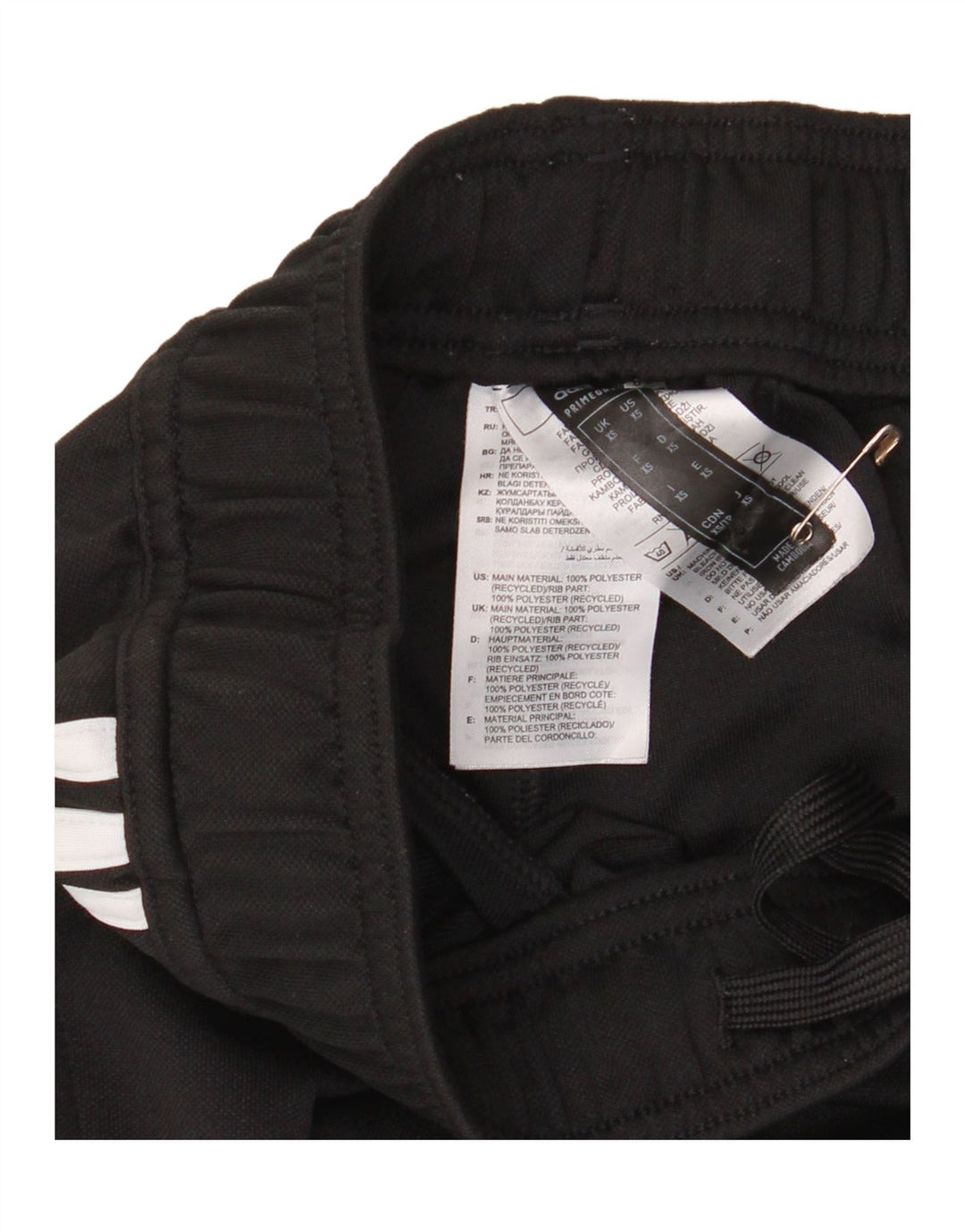 Adidas Mens Tracksuit Trousers Joggers XS  Black Polyester