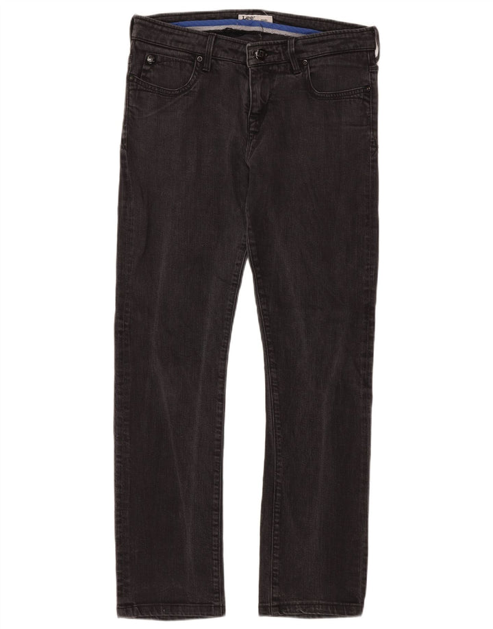 Lee Jean Droit Femme W29 L30 Coton Noir