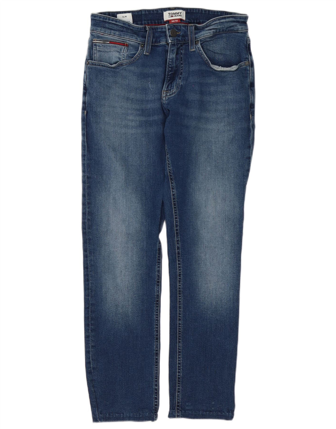 Tommy Hilfiger Jean Slim Homme W30 L28 Bleu Coton