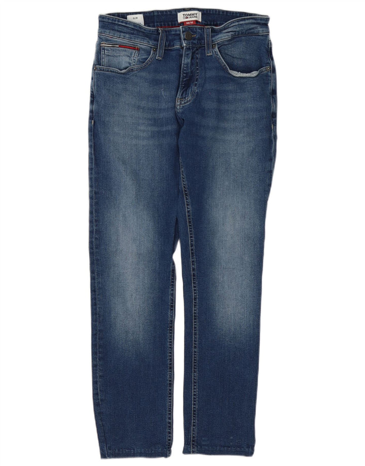 Tommy Hilfiger Jean Slim Homme W30 L28 Bleu Coton