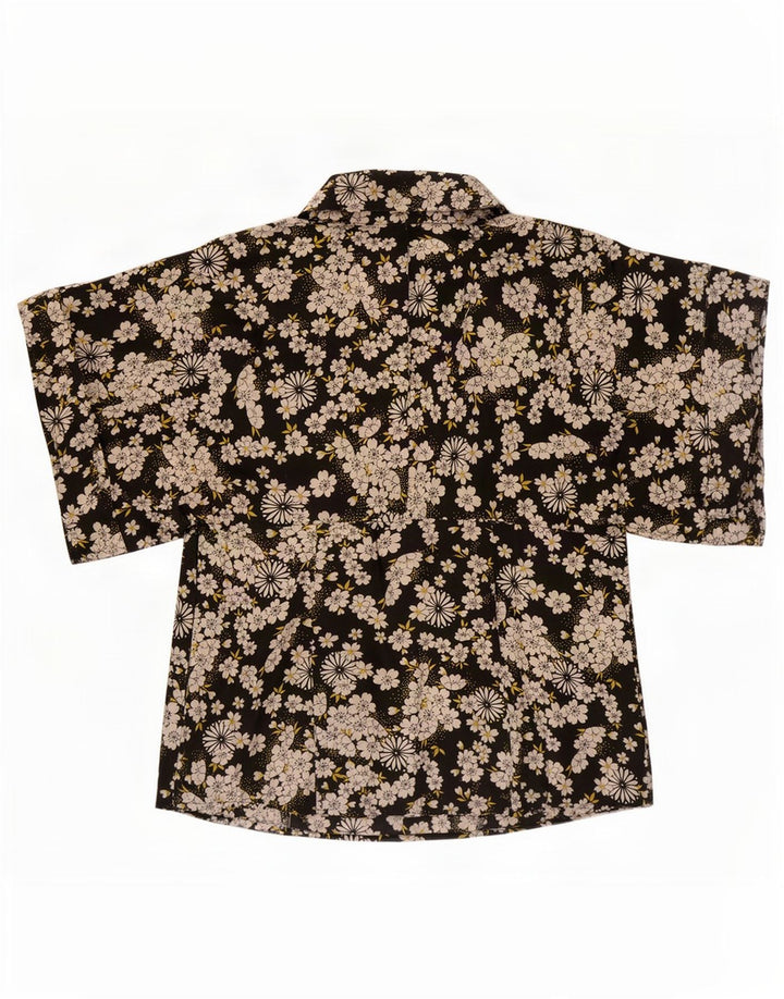 cherie Chemisier Femme Top IT 42 Medium Noir Floral